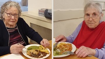 Fish and chip Friday at Penrith care home